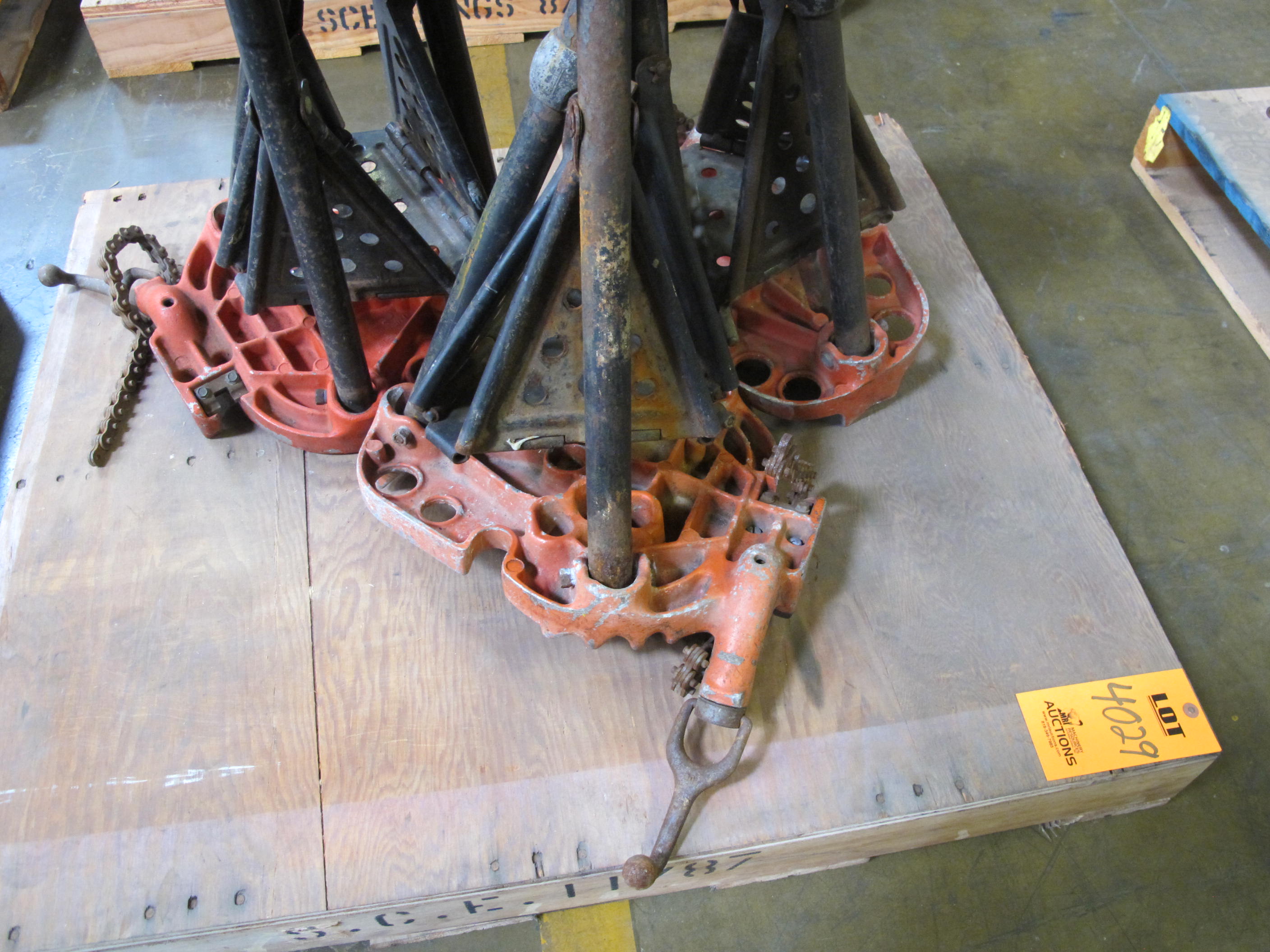 (3) RIDGID TRI-STANDS. LOADING & HANDLING FEE $15-4029